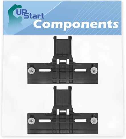 2-Pack W10350376 Dishwasher Top Rack Adjuster Replacement for KitchenAid KUDS35FXSSA Washer - Compatible with W10350376 Rack Adjuster Dishwasher Upper Top Adjuster with Wheels - UpStart Components in Saudi Arabia