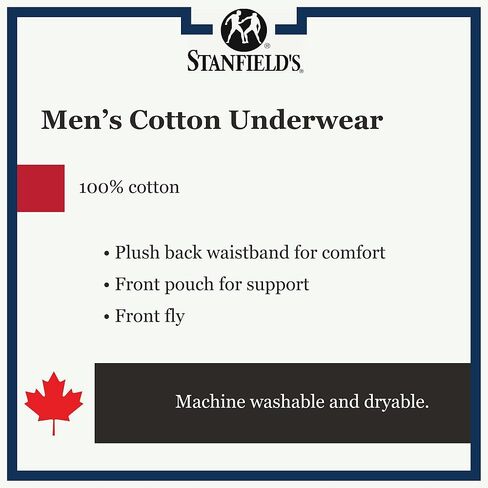 Stanfield's Men's Premium Cotton Boxer Briefs in Saudi Arabia