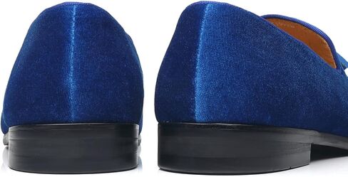 ELANROMAN Men's Loafers Tassels Penny Slip-On Luxury Wedding Shoes in Kuwait