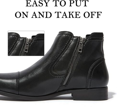 أحذية تشيلسي للرجال من Cestfini أحذية مريحة من الجلد السويدي أحذية كاجوال شوكا للكاحل للرجال in Kuwait