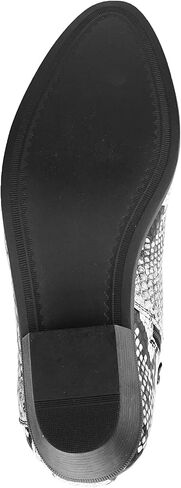 Bolano Adder Mens Dress Boots - Realistic Snake Print, Easy Zipper Slip On Ankle Boots in Kuwait