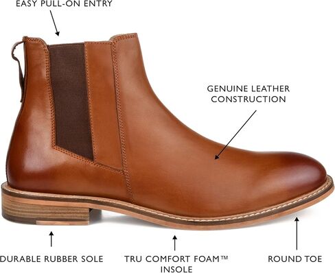 Thomas & Vine Men's Medium and Wide Width Corbin Chelsea Boots in Saudi Arabia