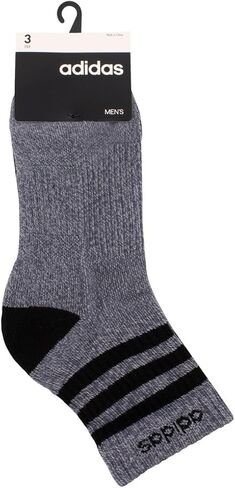 adidas Men's 3-Stripe High Quarter Socks (3-Pair) in Saudi Arabia