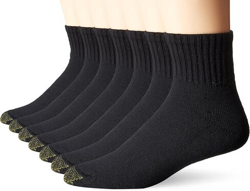 Gold Toe Men's Cushioned Cotton Quarter Ext 7-Pack in Saudi Arabia