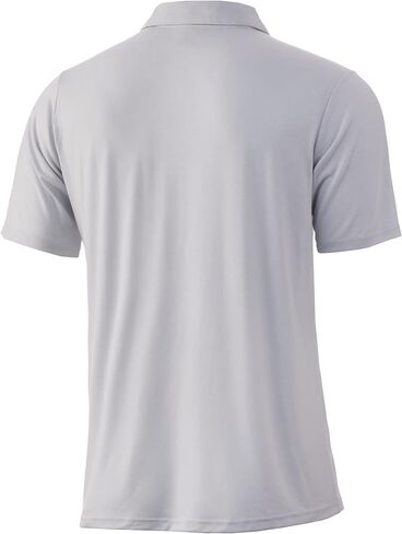 HUK Mens Waypoint Polo | Fishing Shirt with +50 UPF Sun Protection in Saudi Arabia
