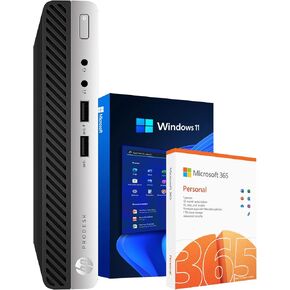 Windows 11 Desktop Computer – HP ProDesk 400G4 + Office 365 | Intel i5-8600 Six Core (4.3GHz Turbo) | 16GB DDR4 RAM | 500GB SSD Solid State + 1TB HDD | WiFi + Bluetooth | Home or Office PC (Renewed) in Kuwait