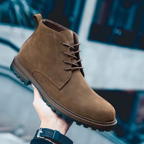 أحذية تشوكا للرجال، أحذية جلدية كاجوال وعصرية بأربطة للرجال in Kuwait