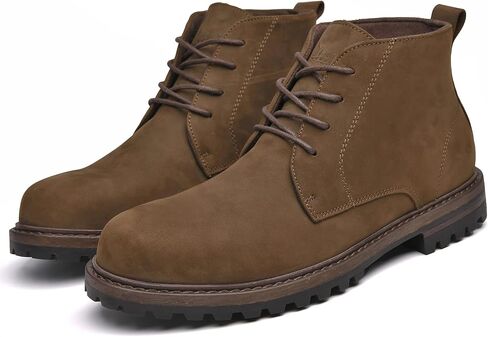 أحذية تشوكا للرجال، أحذية جلدية كاجوال وعصرية بأربطة للرجال in Kuwait