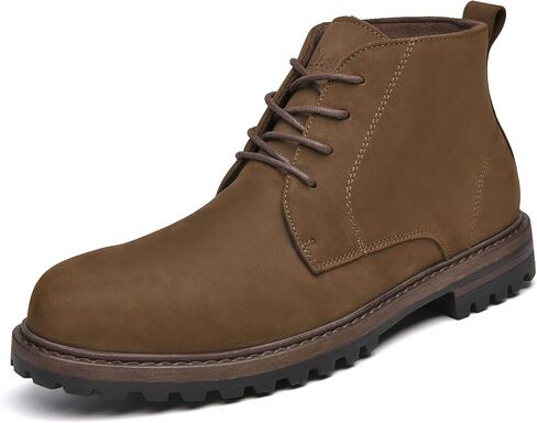 أحذية تشوكا للرجال، أحذية جلدية كاجوال وعصرية بأربطة للرجال in Kuwait