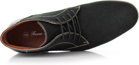 Ferro Aldo Raymond MFA806031 Mens Casual Brogue Mid-Top Lace-Up Uniform Dress Boots in Kuwait