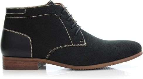 Ferro Aldo Raymond MFA806031 Mens Casual Brogue Mid-Top Lace-Up Uniform Dress Boots in Kuwait