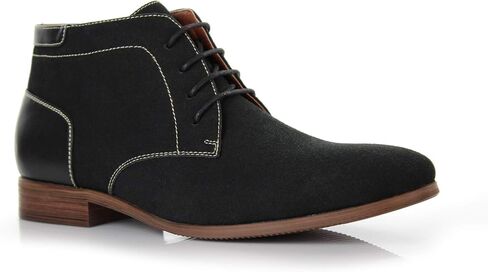 Ferro Aldo Raymond MFA806031 Mens Casual Brogue Mid-Top Lace-Up Uniform Dress Boots in Kuwait
