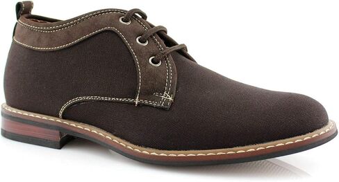Ferro Aldo Raymond MFA806031 Mens Casual Brogue Mid-Top Lace-Up Uniform Dress Boots in Kuwait