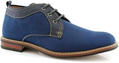 Ferro Aldo Raymond MFA806031 Mens Casual Brogue Mid-Top Lace-Up Uniform Dress Boots in Kuwait