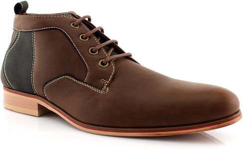 Ferro Aldo Raymond MFA806031 Mens Casual Brogue Mid-Top Lace-Up Uniform Dress Boots in Kuwait