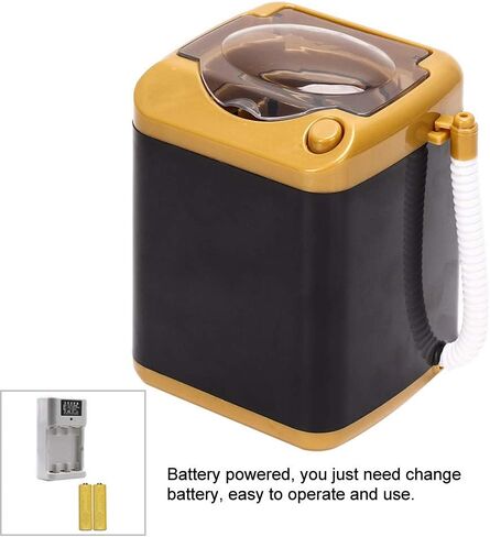Zyyini Mini Washing Machine, Cleaning Machine, Portable Washing Machine Electric Washing Machine Cosmetic Tool Cleaning Machine Toy Gift for Dormitory(1#) in Saudi Arabia