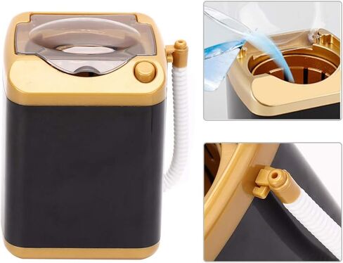 Zyyini Mini Washing Machine, Cleaning Machine, Portable Washing Machine Electric Washing Machine Cosmetic Tool Cleaning Machine Toy Gift for Dormitory(1#) in Saudi Arabia