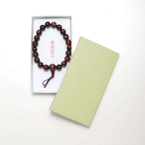 Mens Red/Blue/Brown Tiger Eye 8mm/10mm Beads Gemstone Bracelet Japanese Juzu Asian Handmade in Kyoto in Saudi Arabia