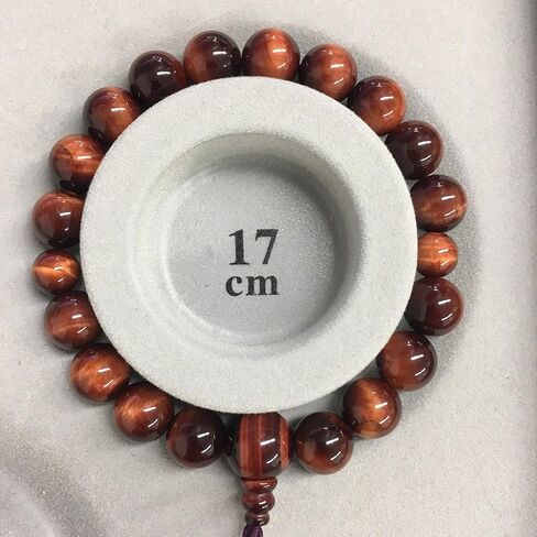 Mens Red/Blue/Brown Tiger Eye 8mm/10mm Beads Gemstone Bracelet Japanese Juzu Asian Handmade in Kyoto in Saudi Arabia