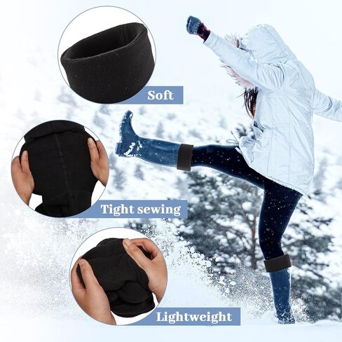 4 Pairs Hunting Boots Socks Fleece Socks Rain Boot Socks Boot Shocks Thick Warm Socks for Men Women, White Black Grey Cream Color in Saudi Arabia