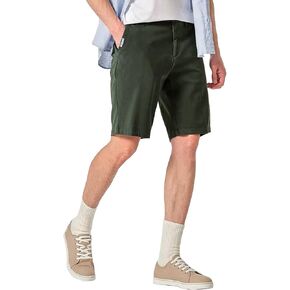 EXEKE Men's Slim-Fit 9" Flat Front Chino Shorts