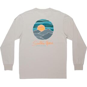 Southern Marsh Paper Mountains Tee - Long Sleeve in Kuwait