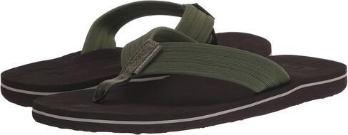 Quiksilver Men's Molokai Layback Textured Flip Flop Sandals in Kuwait