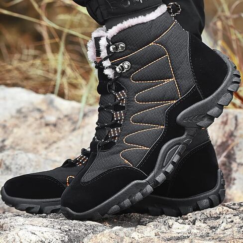 Men's Outdoor Hiking Boots Camping Walking Sports Shoes Snow Boots in Saudi Arabia