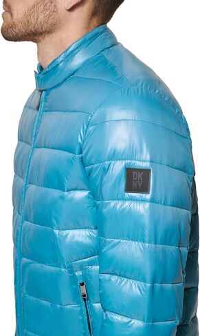 DKNY Men's Perlized Lightweight Quilted Puffer Jacket in Kuwait