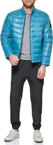 DKNY Men's Perlized Lightweight Quilted Puffer Jacket in Kuwait