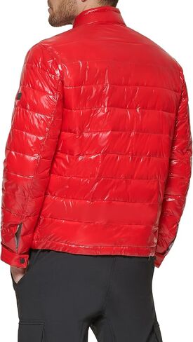 DKNY Men's Perlized Lightweight Quilted Puffer Jacket in Kuwait