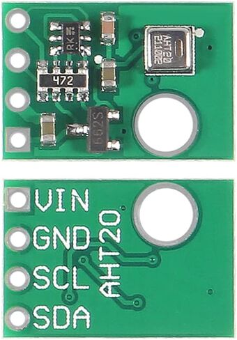 UMLIFE 4 قطع AHT20 I2C وحدة استشعار درجة الحرارة والرطوبة عالية الدقة مستشعر الرطوبة مسبار DHT11 AHT10 نسخة مطورة لاردوينو in Saudi Arabia