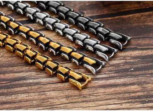 WFYOU Viking Vintage Punk Bracelet for Men Stainless Steel Dragon Link Chain Bracelet Fashion Jewelry Hippop Street Culture in Kuwait