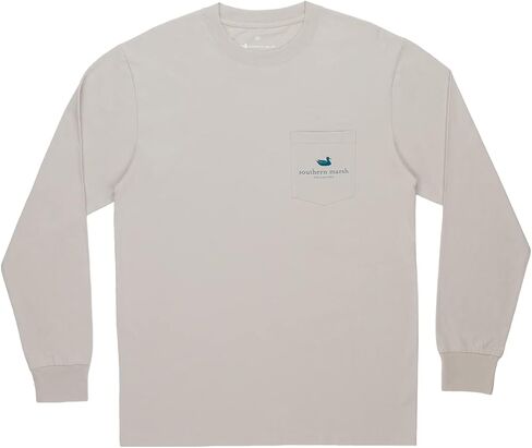 Southern Marsh Paper Mountains Tee - Long Sleeve in Kuwait
