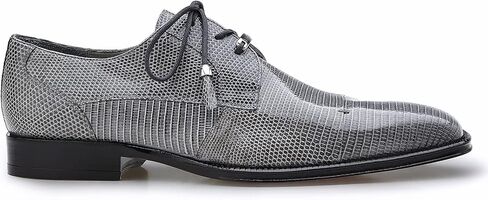 Belvedere Karmelo Gray Lizard Cap-Toe Casual Dress Shoes in Kuwait