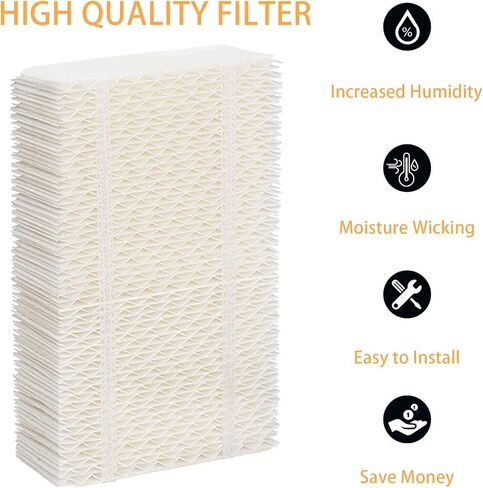 HIFROM 4Pack Humidifier Wick Filter Replacement HDC411 Compatible with AIRCARE Essick Air HD1205 HD12050 HD1211 HD12110 HD6200 HD7002 HD7005 HD70021 Cool Moisture Humidifier HDC-411 in Saudi Arabia