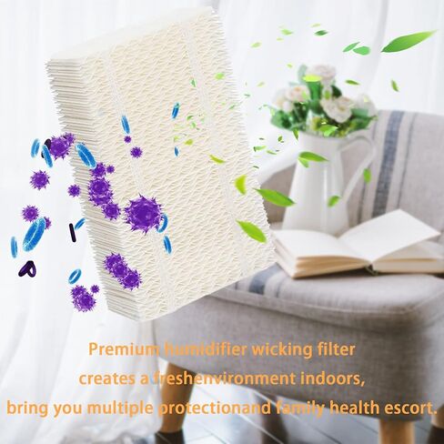 HIFROM 4Pack Humidifier Wick Filter Replacement HDC411 Compatible with AIRCARE Essick Air HD1205 HD12050 HD1211 HD12110 HD6200 HD7002 HD7005 HD70021 Cool Moisture Humidifier HDC-411 in Saudi Arabia