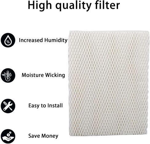 HIFROM 2Pack Replacement Humidifier Wick Filters Water Panel Filter Compatible with Trane HUMD300A HUMD500A THUMD300ABA00B THUMD500APA00B Humidifier BAYPAD02A1310A in Saudi Arabia
