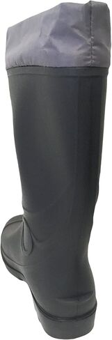 G4U-C9A9 Men's Rain Boots Black Waterproof Drawstring Slip-Resistant Snow Mud Work Shoes in Saudi Arabia