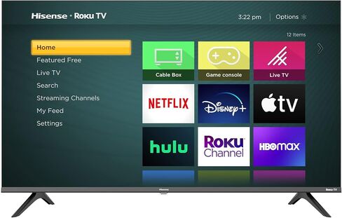 Hisense 32-Inch Class H4 Series LED Roku Smart TV with Google Assistant and Alexa Compatibility (32H4G, 2021 Model) in Saudi Arabia