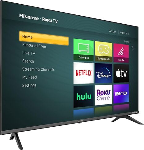 Hisense 32-Inch Class H4 Series LED Roku Smart TV with Google Assistant and Alexa Compatibility (32H4G, 2021 Model) in Saudi Arabia