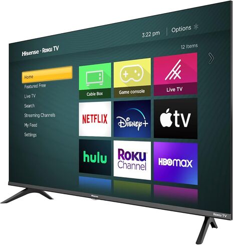 Hisense 32-Inch Class H4 Series LED Roku Smart TV with Google Assistant and Alexa Compatibility (32H4G, 2021 Model) in Saudi Arabia