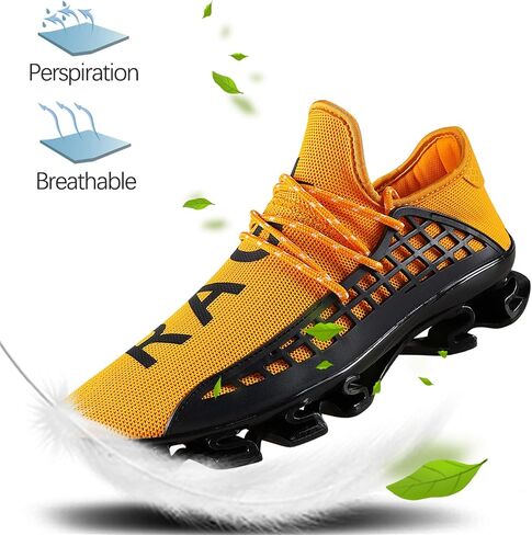 DUORO Mens Slip On Road Running Shoes Breathable Lightweight Comfortable Walking Shoes Athletic Gym Tennis Shoes for Men in Kuwait