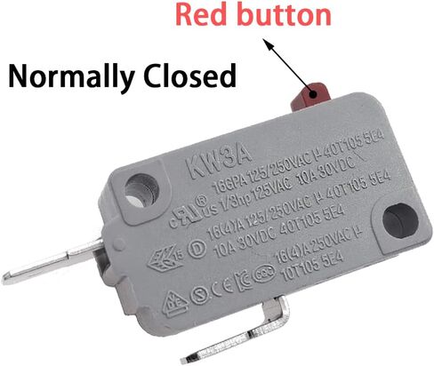 Yoiilnz（1 Normally Closed）KW3A Microwave Oven Door Interlock Switch 16A 125VAC/250VAC Microwave Oven Replacement Part Door Switch in Saudi Arabia