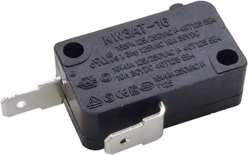 Yoiilnz（1 Normally Closed）KW3A Microwave Oven Door Interlock Switch 16A 125VAC/250VAC Microwave Oven Replacement Part Door Switch in Saudi Arabia