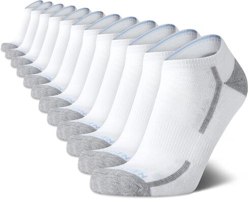 Van Heusen Mens Socks - Low Cut No Show Athletic Performance Ankle Sock Liners (12 Pack) in Saudi Arabia