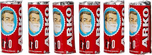 Arko Shaving Cream Soap Stick (6 Pieces) by EVYAP in Saudi Arabia