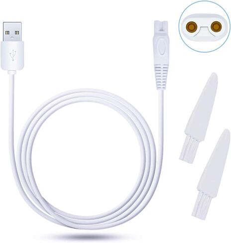 Shaver Charger for Finishing Touch Flawless Body Rechargeable Ladies Shaver Power Cord 5V Replacement Charger USB Women Trimmer Charging Cable in Saudi Arabia