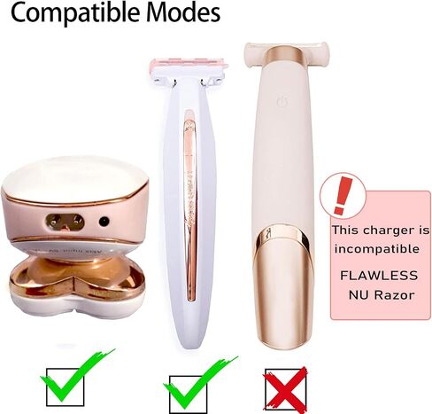Shaver Charger for Finishing Touch Flawless Body Rechargeable Ladies Shaver Power Cord 5V Replacement Charger USB Women Trimmer Charging Cable in Saudi Arabia