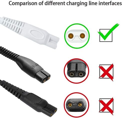 Shaver Charger for Finishing Touch Flawless Body Rechargeable Ladies Shaver Power Cord 5V Replacement Charger USB Women Trimmer Charging Cable in Saudi Arabia